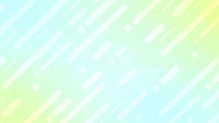 幾何学　背景　素材　ポップ　おしゃれ　ストライプ　斜め　抽象的　さわやか　新緑　キラキラ　16:9