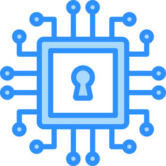 Fototapeta premium Cyber Security Icon