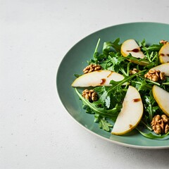 Asian Pear, Arugula & Hazelnut Salad Recipe, Pear Salad with Arugula and Hazelnuts, Healthy Asian Pear Salad, Easy Arugula Pear Salad, Nutty Hazelnut Salad, Simple Pear Arugula Salad, Delicious Asian 