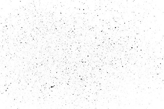 Splashes and drops of dirt. Spots and dots grunge texture isolated on a transparent background. PNG.