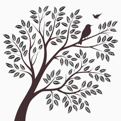  natural vector tree logo illustration nature tree