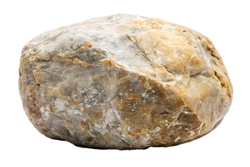 Fototapeta premium Large rock stone isolated on white background PNG