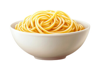 Delicious pasta dish preparation italian kitchen food warm environment view on transparent background