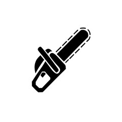 chainsaw vector illustration 