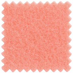Fototapeta premium 3D sewing item with soft fuzzy texture in vibrant coral color