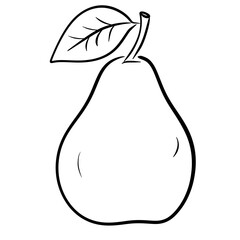 Pear outline