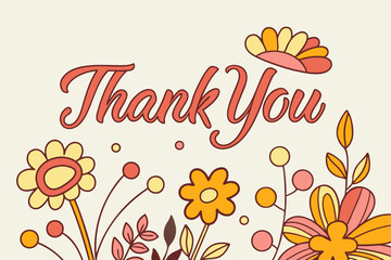 thank you vector illustration