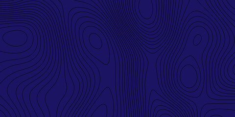 A seamless black and white topographic map pattern featuring stylized contour lines that represent elevation. This vintage-inspired design captures the classic look of outdoor maps with intricate line