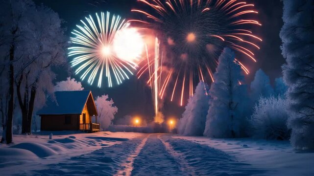Stunning Illumination Lights Up the Night as Whole Circle Celebrates New Year.