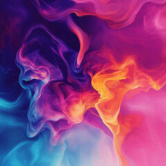 colorful smoke abstract background