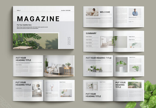 Magazine Landscape Template