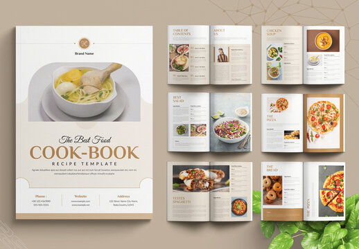Cookbook Recipe Layout