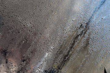  drops on the wet glass. abstract textured background of water droplets on window glass.