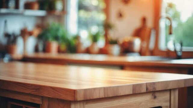 Inviting and comfortable, this kitchen is the perfect place to cook a delicious meal or entertain guests. The natural wood table offers an ideal space to gather and enjoy a meal.