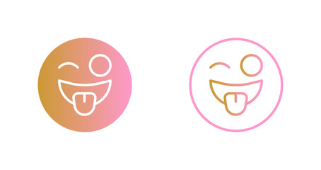 Zany Face Icon Design