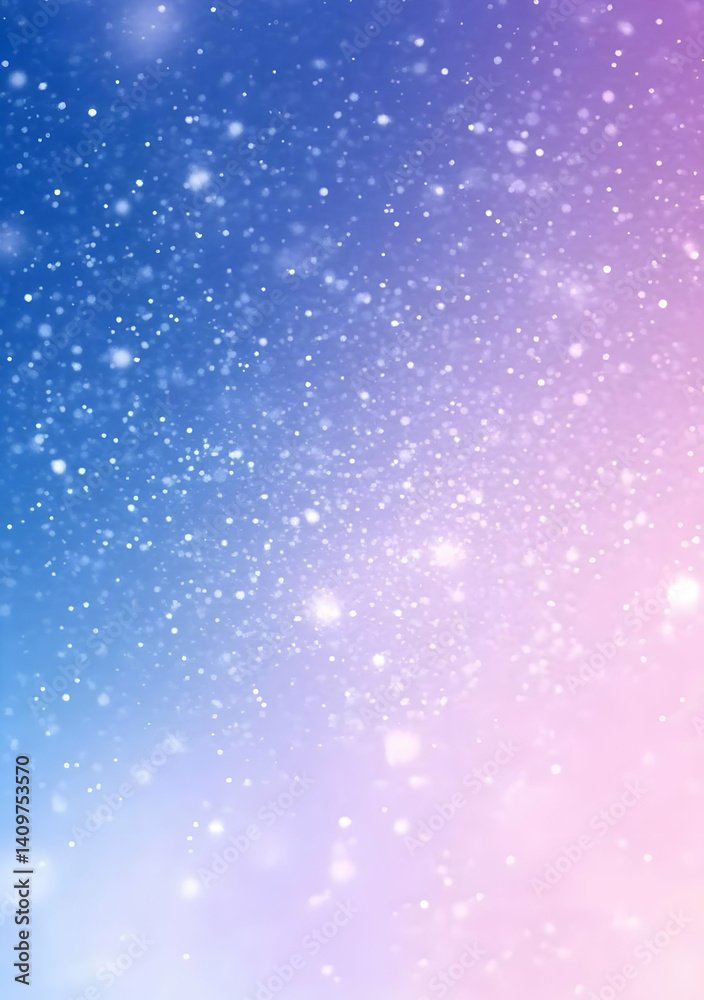 Canvas Prints a dreamy gradient background featuring soft hues of blue and pink with sparkling elements, ideal for