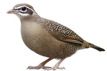 Small brown bird closeup