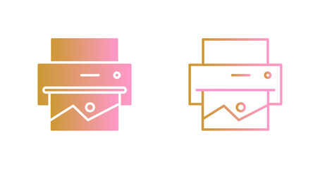 Photo Printing Icon Design