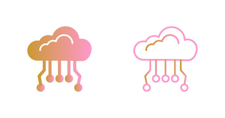 Cloud Computing Icon Design