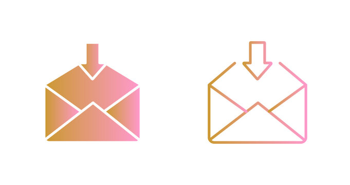Receive Icon Icon Design