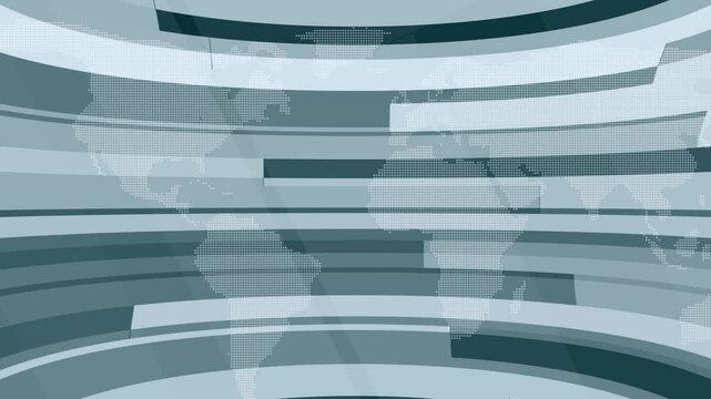 4k World News loop Background World Map Connecting. Politics, Social, History News Animation. 3D World News Background digital globe network Map Connecting News Opener Loop Animation.