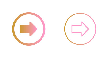 Right Arrow Icon Design