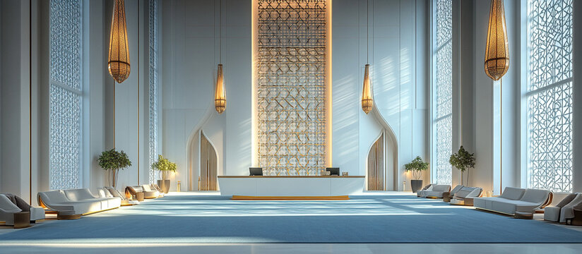 Modern Islamic interior design	
