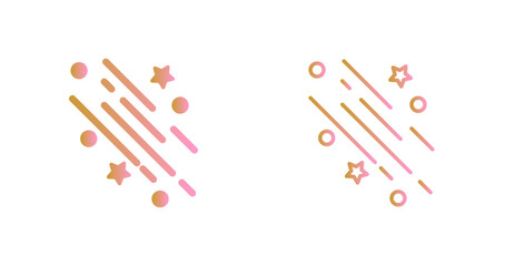 Party Streamers Icon Design
