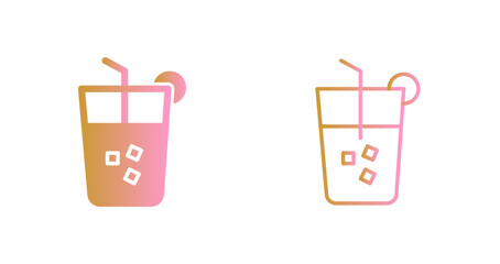 Party Drinks Icon Design