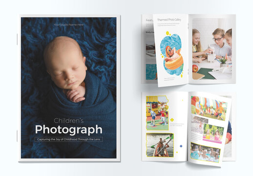 Children's Photography Magazine Template
