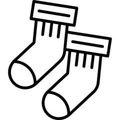 Socks Icon Vector Element
