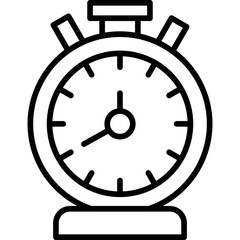 Stopwatch Icon Vector Element