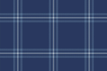 Classic blue plaid pattern, reminiscent of traditional textiles. Ideal for backgrounds, textures, or vintage design elements. Timeless, versatile, and elegant.