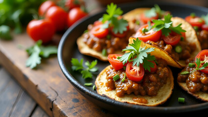 Captivating Mexican Cuisine Art: Merging Culinary Creativity with Cultural Authenticity for Vibrant Event Promotion in Photo Stock Concept