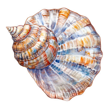 seashell isolated on PNG background