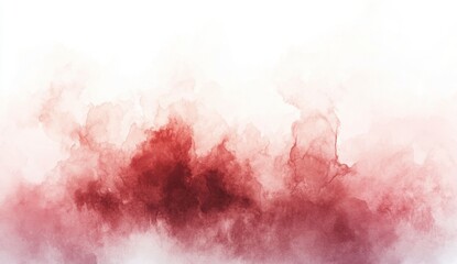 Abstract watercolor texture in red and white tones for backgrounds