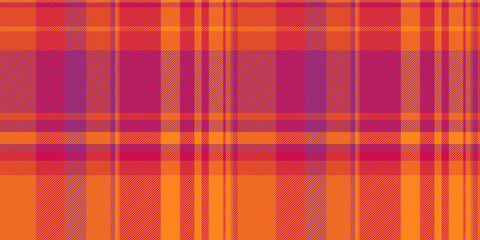 Vibrant autumnal plaid pattern in warm oranges and deep pinks. Perfect for textile designs, fallthemed projects, or adding a touch of cozy texture to your work.