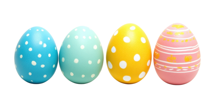 PNG Easter eggs colorful easter easter eggs. - Powered by Adobe