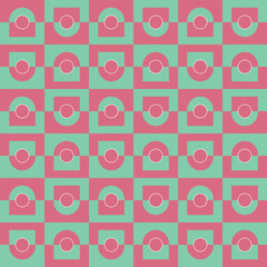 Modern Geometric Vector Seamless Pattern Digital Paper – Abstract Minimalist Background Design, Repeating Lines and Shapes, Contemporary Printable Texture for Scrapbooking, Web Design, Fabric, Package