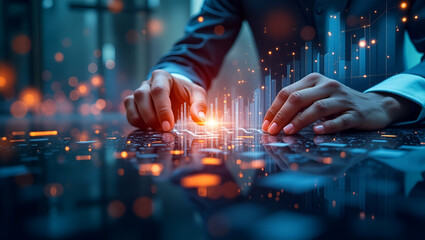 Visualizing American Economic Dominance: A Strategic Narrative of Industrial Growth, Fiscal Innovation, and Market Leadership in Stock Photos with Space for Customization
