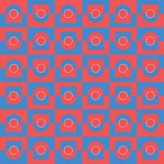 Modern Geometric Vector Seamless Pattern Digital Paper – Abstract Minimalist Background Design, Repeating Lines and Shapes, Contemporary Printable Texture for Scrapbooking, Web Design, Fabric, Package