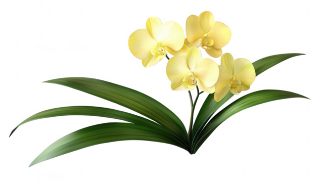 Bright yellow flower radiating cheerful vibes with its lush green leaves in a natural setting