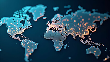 Fototapeta premium Global Trade Sanctions: How International Enforcement Shapes Economic Policies and Market Dynamics - Photo Stock Concept with Left-Side Empty Space