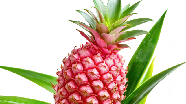 Juicy pineapple displayed in a close-up view showcasing its unique texture and vibrant color symbolizing tropical vibes