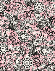 paisley textile pattern design texture,paisley textile pattern design, Magical Traditional Paisleys Seamless Pattern for wallpaper design or fabric textile printing.