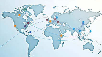 Naklejka premium Innovative Visualization Tool for Mapping Customer Pathways and Touchpoints in Photo Stock Concept: Enhancing Service Delivery and Retention Strategies