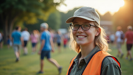 Memorial Day Community Service: Inspiring Civic Engagement and Honoring Cultural Heritage Through Volunteer Initiatives - Photo Stock Concept with Left Space for Customization
