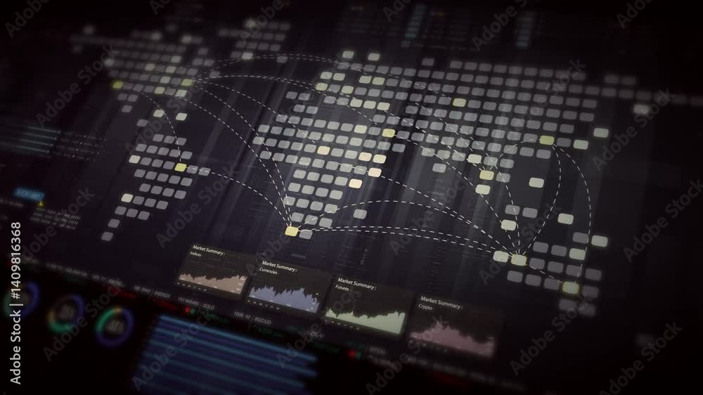 Aufkleber dynamic data visuals for business info graphics, animated charts, and data-driven insights for a bus