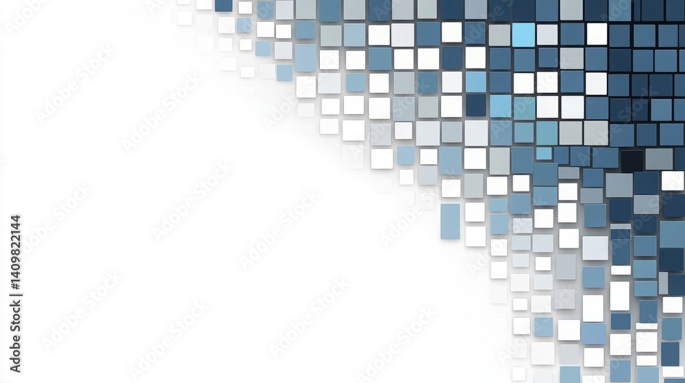 Wall mural a white background with a wave and stars, abstract light gray background with gradient and geometric