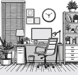 Minimalist Home Office Worksp...